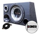 Caixa Som Trio 12 Subwoofer Pioneer + Módulo Taramps Tl 1500