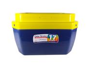 Caixa térmica  17 LT - Azul Com Amarelo - Paramount