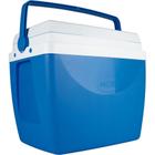 Caixa Térmica 34 Litros com ALÇA Azul