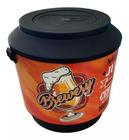 Caixa Térmica Cerveja Gelo 30 Latas Bebidas Cooler Térmico 21 Litros Personalizado Laranja