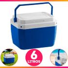 Caixa Térmica Cooler 6 Litros 9 Latas Praia Camping Piscina Com Alça - Paramount