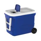 Caixa Térmica Cooler Tropical 50 Litros com Rodas Bebidas e Alimentos - Soprano