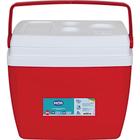 caixa térmica mor 34 litros capacidade para 50 latas com alça cooler isopor praia piscina churrasco