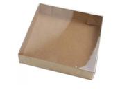 Caixa transparente kraft 25x15x5 - nobrand