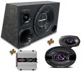 Caixa Trio Pioneer 12 + 6x9 Pioneer + Modulo Tl 1500 Taramps