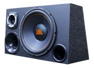 Caixa Trio Som Automotivo Completa Selada Subwoofer Jbl