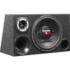 Caixa Trio Som Carro Automotivo Subwoofer Bomber One Grave