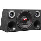 Caixa Trio Som Completa Subwoofer Falante Bomber One 12