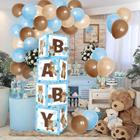 Caixas de balão Teddy Bear, decoração de chá de bebê, 40 unidades