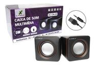 Caixinha De Som 5w Usb P2 Potente Computador Pc Note Cm-03