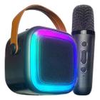 Caixinha Karaoke Microfone Bluetooth s/ Fio Youtube Novidade