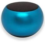 Caixinha Som Bluetooth Tws Metal Redonda Mini Speaker 3W