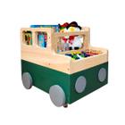 Caixote Toy Box, Baú Organizador De Brinquedos Jeep Musgo