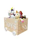 Caixote Toy Box Organizador De Brinquedos Com Rodinhas Toys