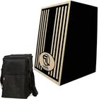 Cajon Acústico Jaguar Cj1000 K2 ACLI Listrado + Capa