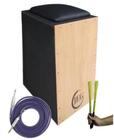 Cajon JEG Elétrico + Cabo 4mts + 2 Vassourinha