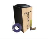 Cajon JEG Elétrico + Cabo 4mts + 2 Vassourinha