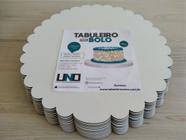 50 Bases Laminadas Bolo Redondo, Cake Board 25cm