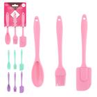 Cake Kit Cozinha 3 Pcs Silicone Cb Plast