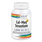 Cal-Mag Strontium 120 cápsulas da Solaray (pacote com 2)