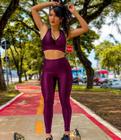 Calça 3d Fitness Legging Cirrê Academia - TRACOS FINOS