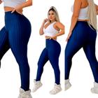 Calça 3d Texturizada Shape Shine Academia Plus Size Model