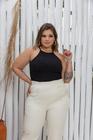 Calça Alfaiataria Estilo Zara Plus Size 46 á 50 Feminina Moda Verão 2024