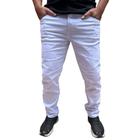 calça basica masculina slim sarja c/elastano jeans a ponta entrega