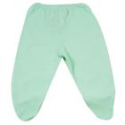 Calça bebê verde liso BB Básico