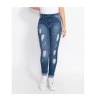 Calça biotipo jeans feminina skinny midi - 28416