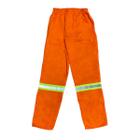 Calça Brim Com Refletivo