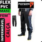 Calça Capa De Chuva Moto Impermeável 100% Pvc Pioneira