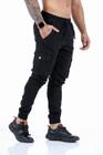 Calça cargo jogger masculino sarja e jeans coloridas com elástico pronta entrega top