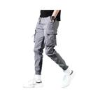 Calça Cargo Masculina Casual - Com Vários Bolsos e Cordão - Ideal para Verão e Outono