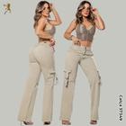 Calça Cargo Rhero Jeans Feminino lançamento 57349