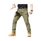 Calça Cargo Tática Masculina - Secagem Rápida para Acampamento e Caminhadas (Primavera/Outono)