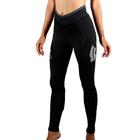 Calça Ciclismo Feminina Flets Basic Compression F Estanho Cintura