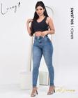 Calça Cigarrete Cintura Alta Levanta Bumbum Sol Jeans L276