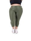 Calça corsario 3d plus size poliamida