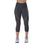 Calça Corsário em Poliamida e Elastano com Detalhe Elite