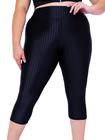 Calça Corsario Poliamida 3D Plus Size Cós Alto Conforto e Resistencia no Dia a Dia