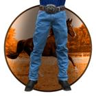 Calça country jeans masculina peão rodeio agro boiadeiros