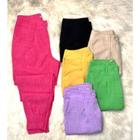 Calça de Linho Ziper na Perna L816