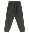 Calça de Moletom Infantil Masculina Rovitex Kids Mescla Preto