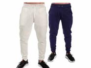 Calça de Moletom Masculino Confortável  lisa Academia Treino Inverno Plus Size até o G3- CM003