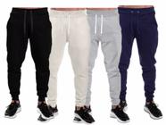 Calça de Moletom Masculino Confortável  lisa Academia Treino Inverno Plus Size até o G3- CM003