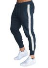 Calça de moletom slim jogger listra masculino