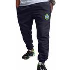 Calça de Tactel Brasil Modelo Jogger Muito Leve Masculina Relaxado