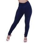 Calça de Veludo Legging Cotelê Cintura Alta Térmica Feminino