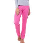 Calça Feminina E-Pijama By Sepie 5111 Poliviscose - Rosa Poá